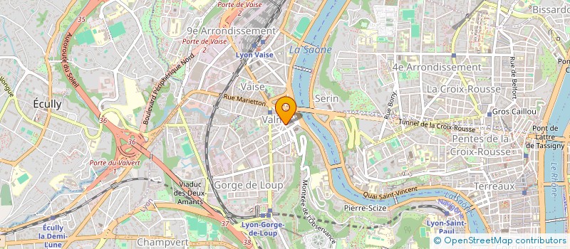 localisation de l'entreprise SCI ANTOINETTE  LYON