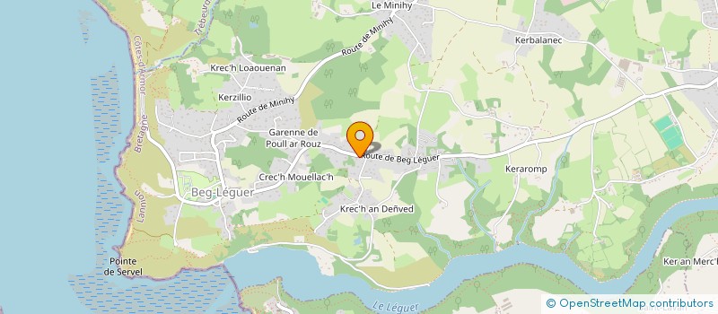 localisation de l'entreprise SCI ANTOININES  LANNION