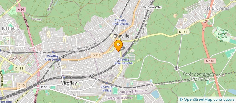 localisation de l'entreprise SCI ANTOLBE  CHAVILLE