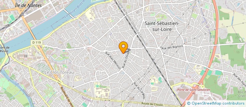 localisation de l'entreprise SCI ANTOM à SAINT-SEBASTIEN-SUR-LOIRE