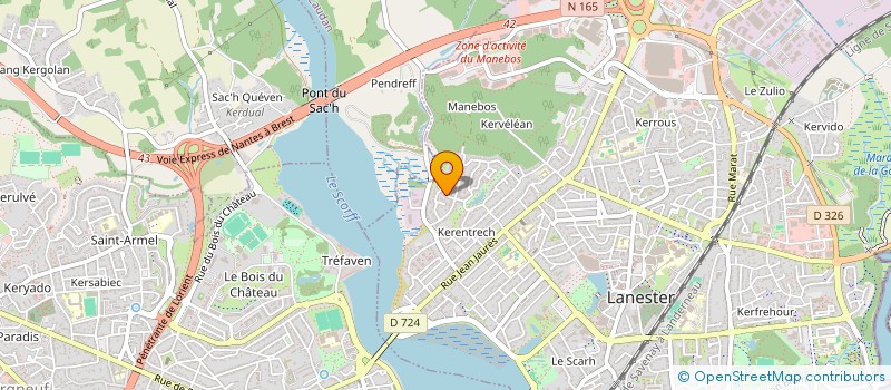 localisation de l'entreprise SCI ANTOMAG 56  LANESTER