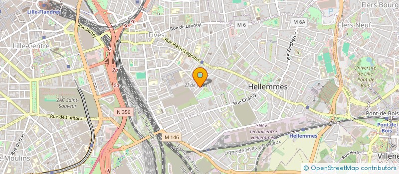 localisation de l'entreprise SCI ANTOMERINE à LILLE