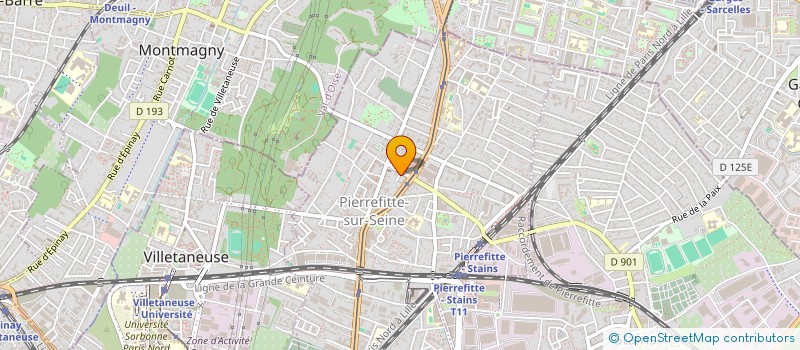 localisation de l'entreprise SCI ANTON à PIERREFITTE-SUR-SEINE