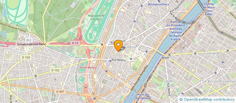 localisation de l'entreprise SCI ANTONE  PARIS