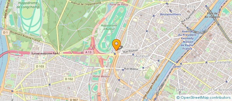 localisation de l'entreprise SCI ANTONE  PARIS