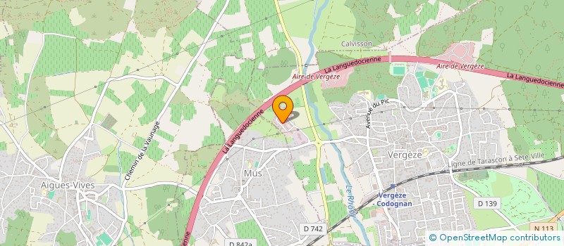 localisation de l'entreprise SCI ANTONE  VERGEZE