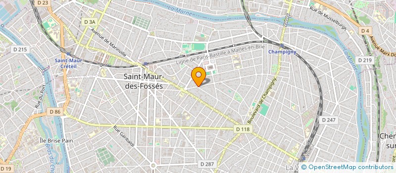 localisation de l'entreprise SCI ANTONELLO 312 à SAINT-MAUR-DES-FOSSES