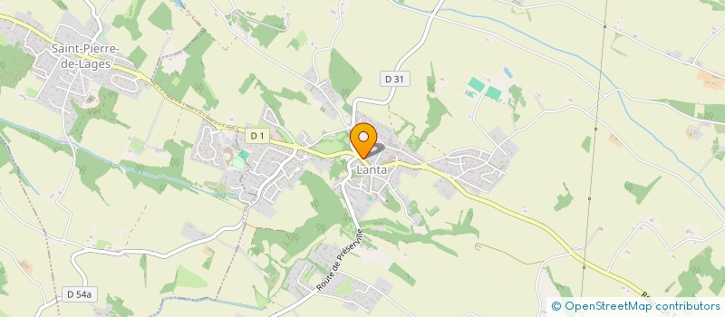 localisation de l'entreprise SCI ANTONELO  LANTA