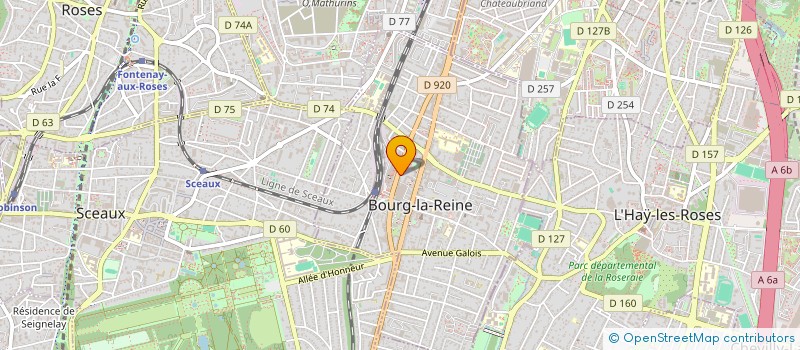 localisation de l'entreprise SCI ANTONETTI à BOURG-LA-REINE