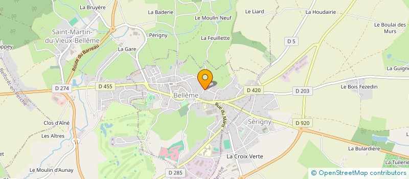 localisation de l'entreprise SCI ANTONI LABEDZ à BELLEME