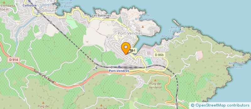 localisation de l'entreprise SCI ANTONIA  PORT-VENDRES