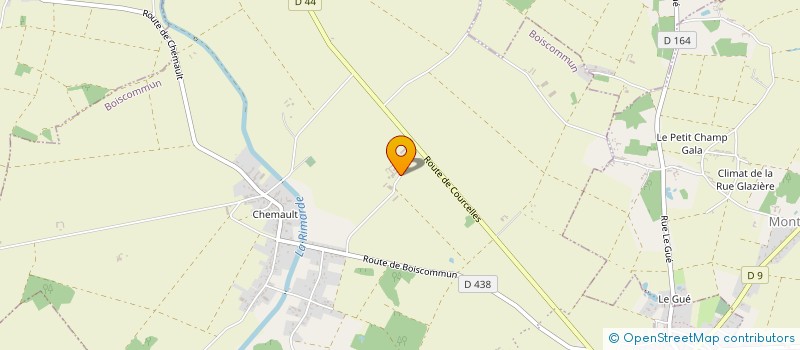localisation de l'entreprise SCI ANTONIA à BOISCOMMUN