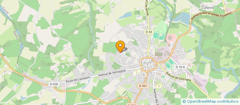 localisation de l'entreprise SCI ANTONIA  EAUZE