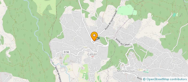 localisation de l'entreprise SCI ANTONIA  CALLIAN