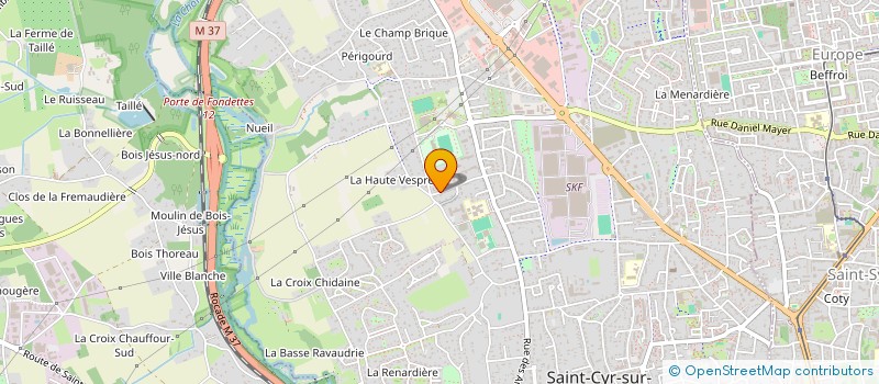 localisation de l'entreprise SCI ANTONIN  SAINT-CYR-SUR-LOIRE