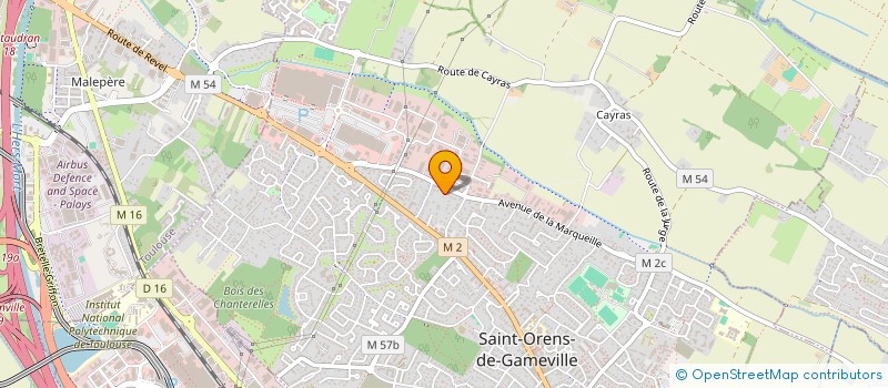 localisation de l'entreprise SCI ANTONIN  SAINT-ORENS-DE-GAMEVILLE