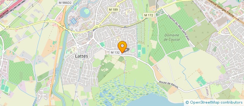 localisation de l'entreprise SCI ANTONIN à LATTES