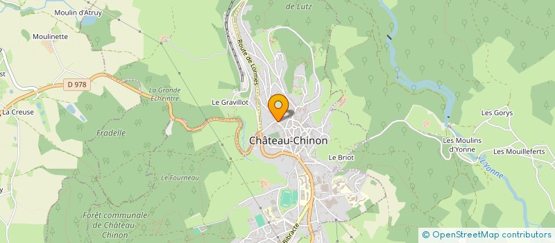 localisation de l'entreprise SCI ANTONIN CAREME  CHATEAU-CHINON (VILLE)