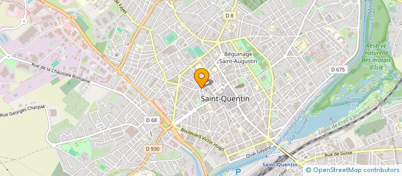 localisation de l'entreprise SCI ANTONINI à SAINT-QUENTIN