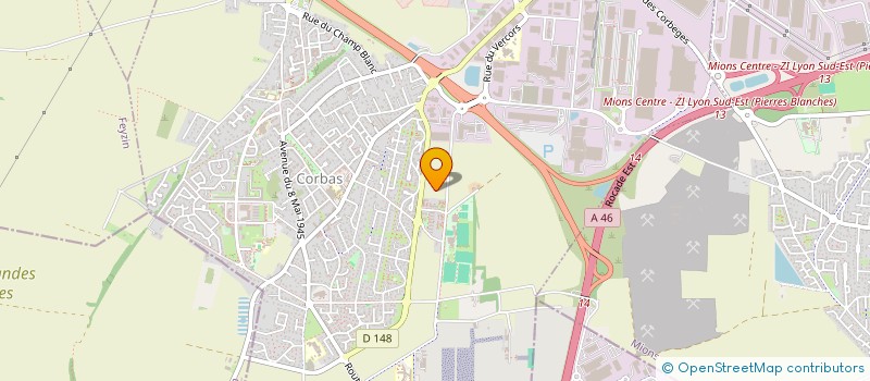 localisation de l'entreprise SCI ANTONIO à CORBAS