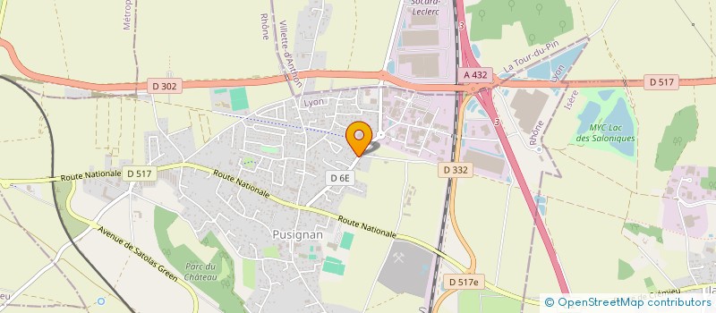 localisation de l'entreprise SCI ANTONIO  PUSIGNAN