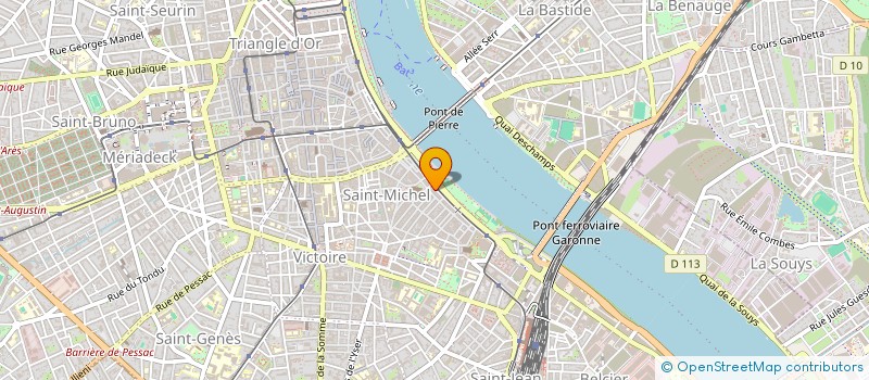 localisation de l'entreprise SCI ANTONIO VIVALDI  BORDEAUX