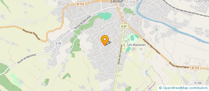 localisation de l'entreprise SCI ANTONIOLISA  LAVAUR