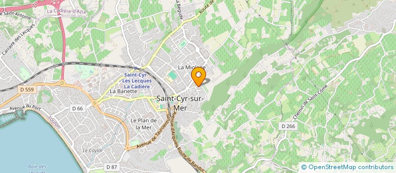 localisation de l'entreprise SCI ANTONITA à SAINT-CYR-SUR-MER