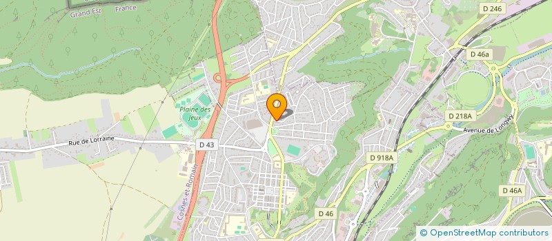 localisation de l'entreprise SCI ANTONY à LONGWY