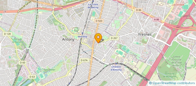 localisation de l'entreprise SCI ANTONY BOURDEAU à ANTONY