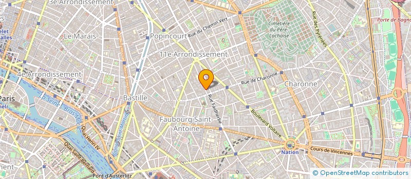 localisation de l'entreprise SCI ANTONY HABITAT à PARIS