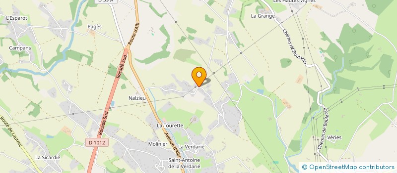 localisation de l'entreprise SCI ANTOPAT HABITAT  CASTRES