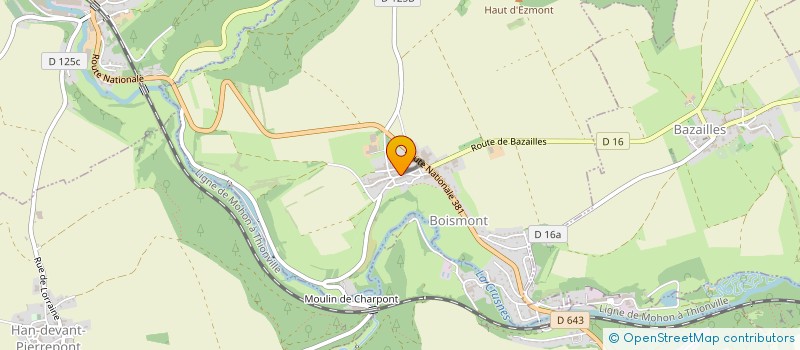 localisation de l'entreprise SCI ANTOSADOR  VILLE-SUR-ANCRE