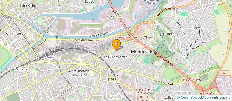 localisation de l'entreprise SCI ANTOSIMELI à MONDEVILLE