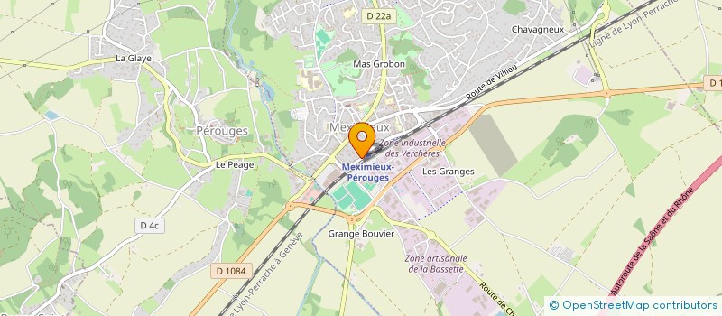 localisation de l'entreprise SCI ANTOUNE à MEXIMIEUX
