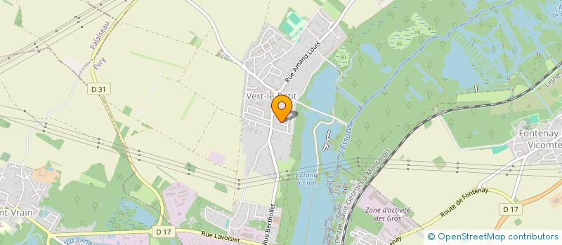 localisation de l'entreprise SCI ANTOVALE  VERT-LE-PETIT