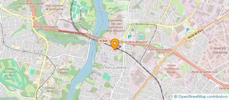 localisation de l'entreprise SCI ANTPERE  NANTES
