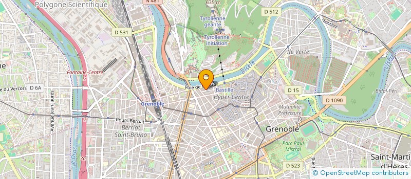 localisation de l'entreprise SCI ANTRY  GRENOBLE