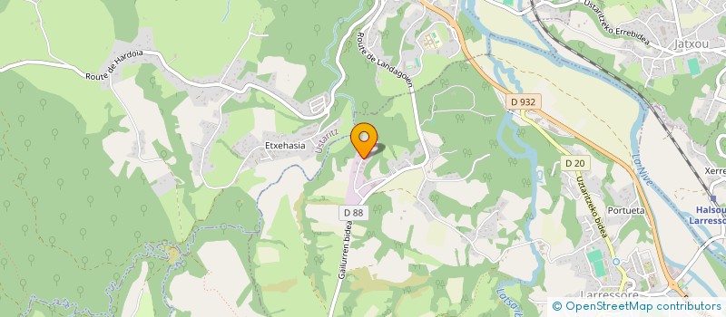 localisation de l'entreprise SCI ANTTON  LARRESSORE