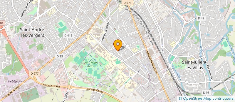 localisation de l'entreprise SCI ANTULI à TROYES