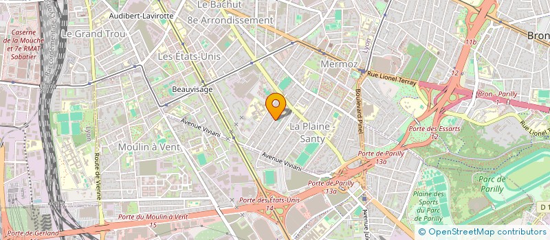 localisation de l'entreprise SCI ANTUNES  LYON