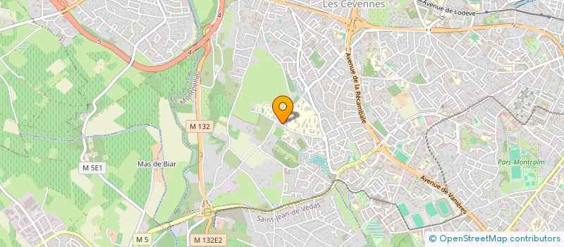 localisation de l'entreprise SCI ANTUNES à MONTPELLIER