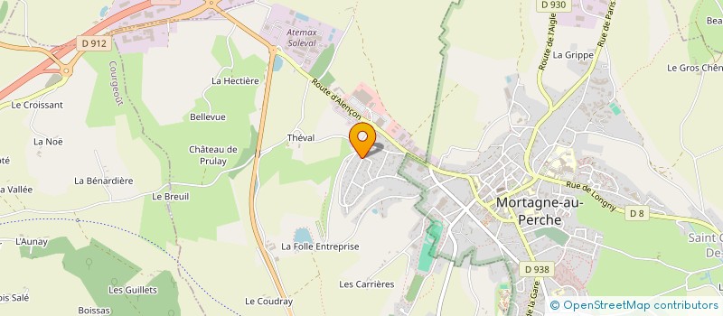 localisation de l'entreprise SCI ANTUNES-ROYER à SAINT-LANGIS-LES-MORTAGNE