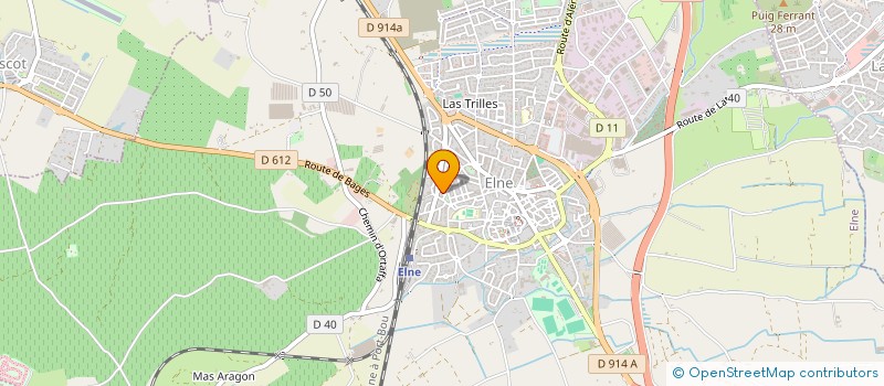 localisation de l'entreprise SCI ANTYA  ELNE