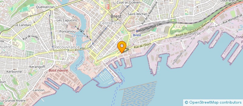 localisation de l'entreprise SCI ANVA  BREST