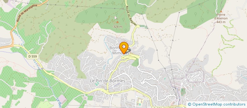 localisation de l'entreprise SCI ANVEGON à BORMES-LES-MIMOSAS