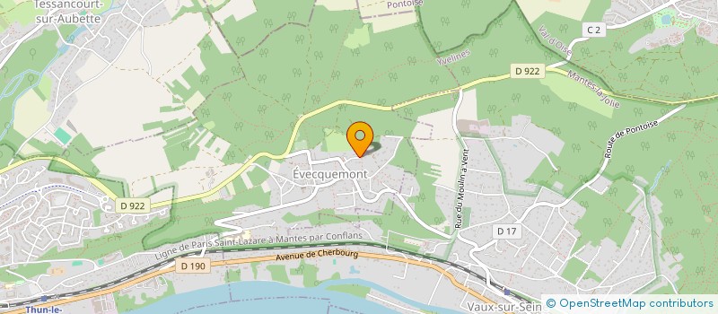 localisation de l'entreprise SCI ANVER 2  EVECQUEMONT