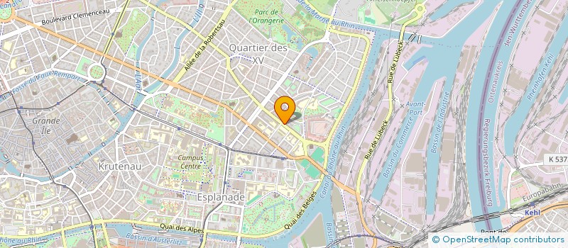 localisation de l'entreprise SCI ANVERS 67  STRASBOURG