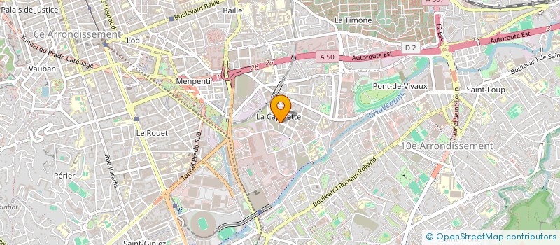localisation de l'entreprise SCI ANVERS & ROUGE à MARSEILLE