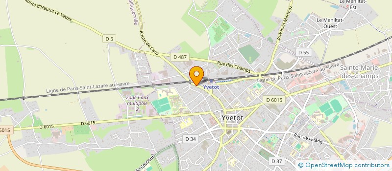 localisation de l'entreprise SCI ANVIE  YVETOT